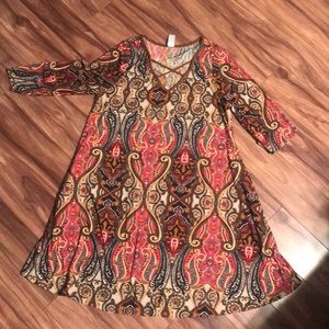 Honeyme dress, worn once, boutique dress, M